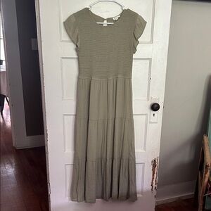 Smocked Tiered Dress